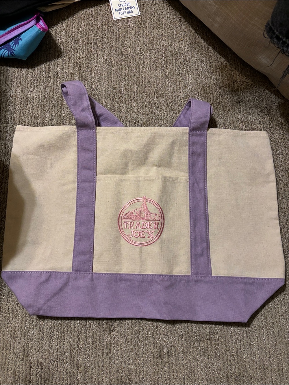 Trader Joe’s Large Canvas Tote Bag